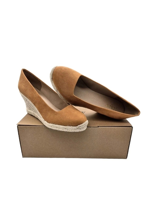 J. Crew Factory Shoes - J. Crew Shoes Women’s Espadrille Wedges Sueded Size 7 Pale Clay Brown Shoes